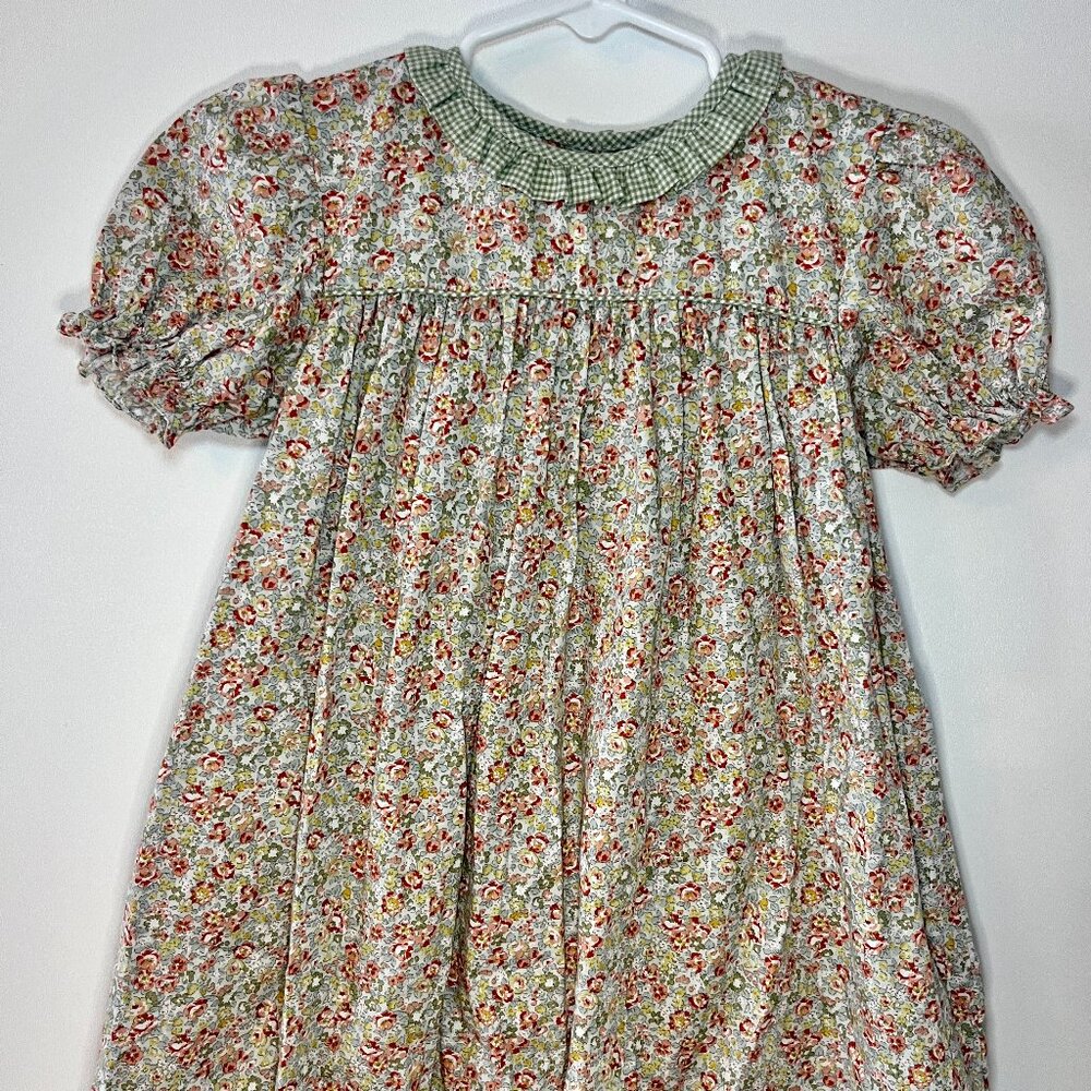 Petit Pomme dress. matching doll dress included